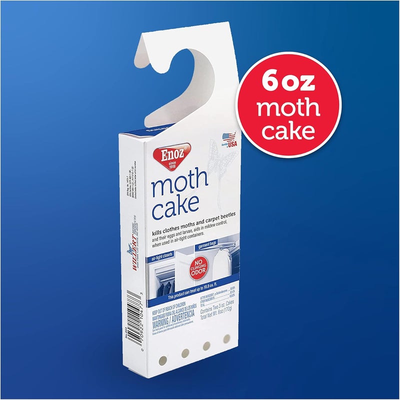 Enoz Moth Cake - 6 oz Moth Repellent for Clothes and Storage - Image 2